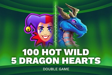 game of 100 HOT WILD - 5 DRAGON HEARTS